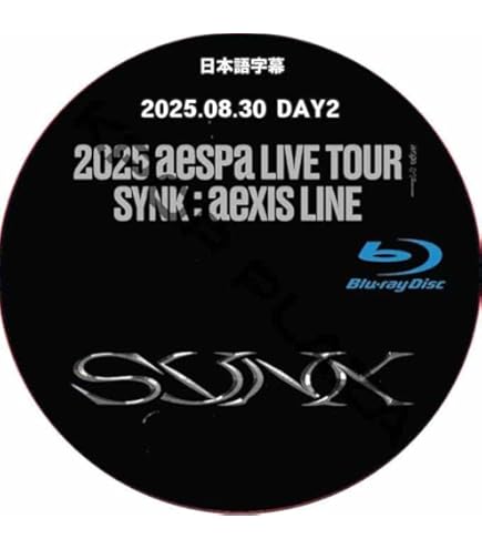 Amazon.co.jp: aespa DVD 2024-25 aespa LIVE TOUR SYNK PARALLEL LINE