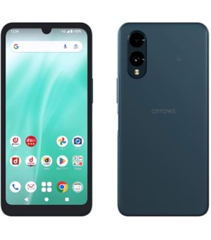 Amazon | SIMフリー arrows We FCG01 black 黒 AU スマートフォン本体