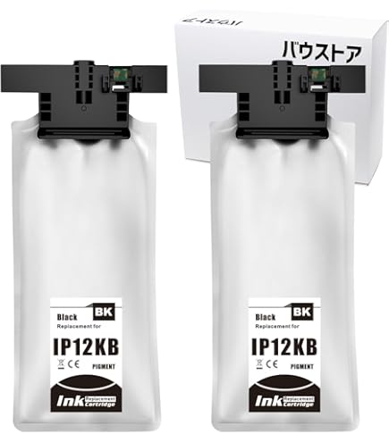 Amazon.co.jp: 【インク革命】 EPSON用 IP12KB 互換インクパック 顔料