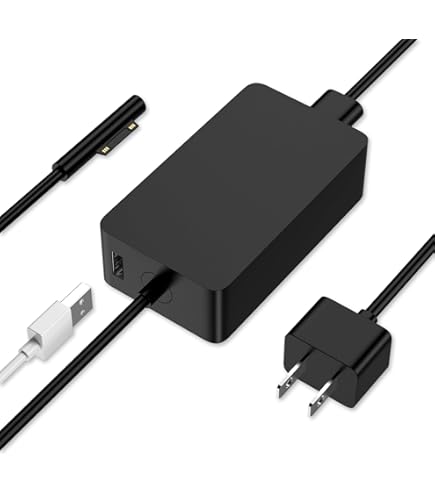 Amazon.co.jp: GMJ Surface 対応 65w 電源アダプタ USB3.0搭載 充電器
