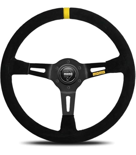 Amazon | MOMO(モモ) ステアリング ドリフト 33パイ BK/スエード D-20