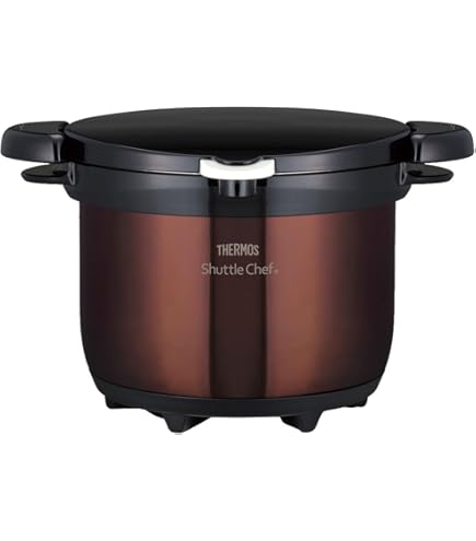 Amazon｜サーモス 真空保温調理器 シャトルシェフ 4.5L パンプキン KBA