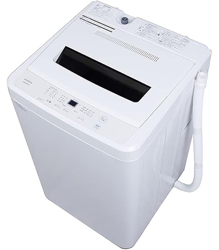 Amazon | アイリスオーヤマ 全自動洗濯機 5kg ホワイトシルバー IAW