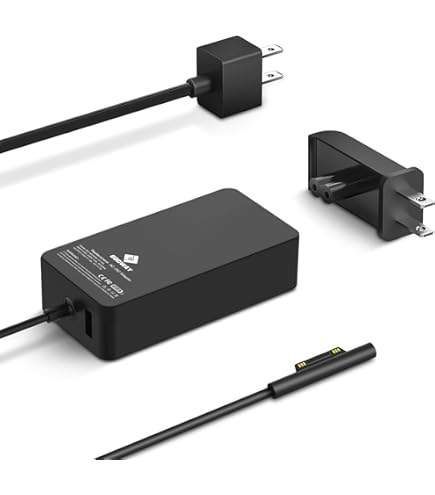 Amazon.co.jp: GMJ Surface 対応 65w 電源アダプタ USB3.0搭載 充電器