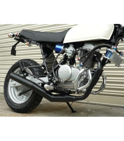 Amazon | PRETTY RACING製 エイプ50 APE メッキ ショート管 メッキ