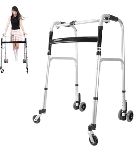 Amazon | 日進医療器 折りたたみ式歩行車 四輪自在：屋内用 TY157F