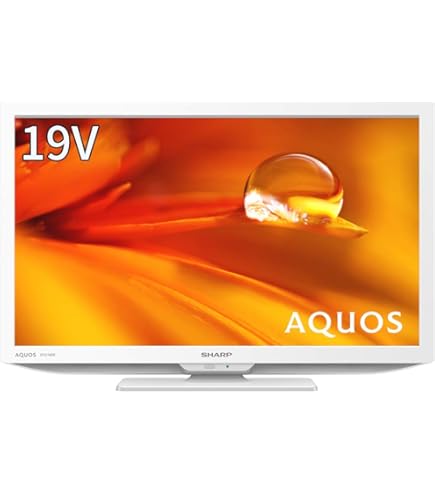 Amazon | シャープ 22V型 フルハイビジョン 液晶テレビ ホワイト AQUOS