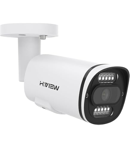 Amazon.co.jp: H.View 防犯カメラ 4K 赤外線 防犯カメラ監視カメラ 800
