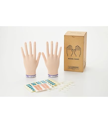 Amazon.co.jp: 【2種セット】 滝川 STモデルハンド用 JNEC認定 ネイル