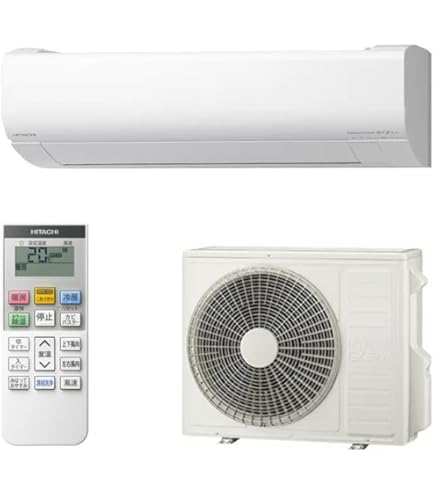 Amazon | 日立 清潔 エアコン 18畳 5.6kW RAS-DR5625D(W)/SET 白く