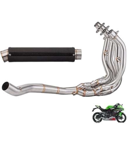 Amazon | ZX25R ZX-25R フルエキゾースト マフラー エキパイ スリップ