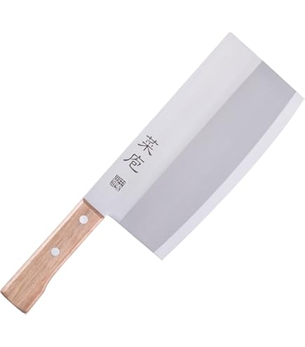 Amazon.co.jp: 杉本 中華庖丁 6号 4006 ハガネ(高炭素鋼) 割込式 日本