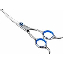 Amazon.co.jp: Dosnros カーブシザー 犬 トリミング ハサミ 丸い刃先