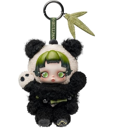 Amazon.co.jp: POP MART SKULLPANDA x Wednesday ぬいぐるみ