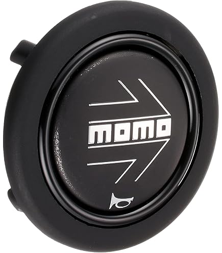 Amazon | MOMO(モモ) ホーンボタン SILVER ARROW BLACK HB-02