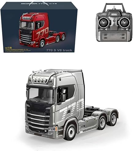 Amazon | NZG 1/18 Scania V8 730S 4x2 Tractor グレー スカニア