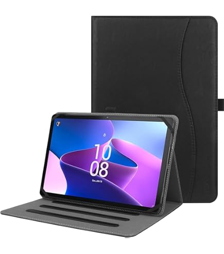 Amazon | Android端末向けUSBキーボード付きレザーケース 10インチ