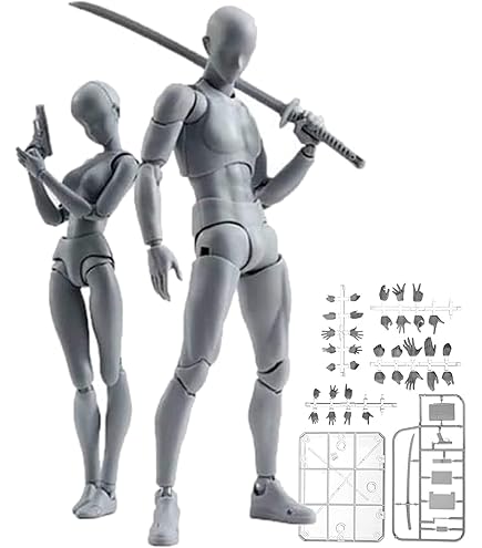 Amazon.co.jp: デッサンモデル デッサン人形素体漫画 女性お絵かき