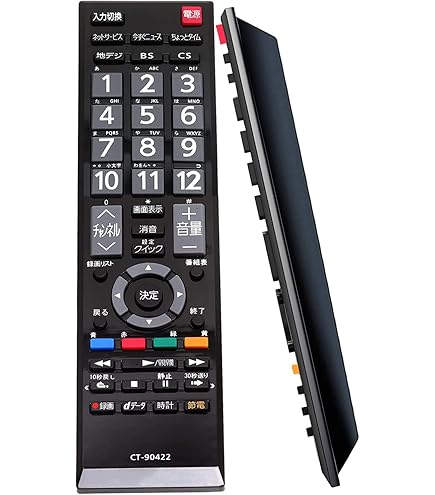 Amazon | テレビリモコン CT-90421 for TOSHIBA 東芝テレビ用リモコン