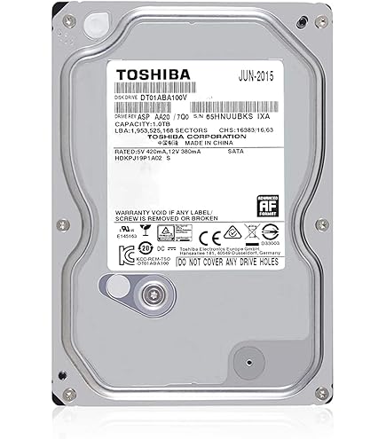 Amazon | 3TB Toshiba DT01ABA300 3.5-inch SATA 6Gbps Hard Drive