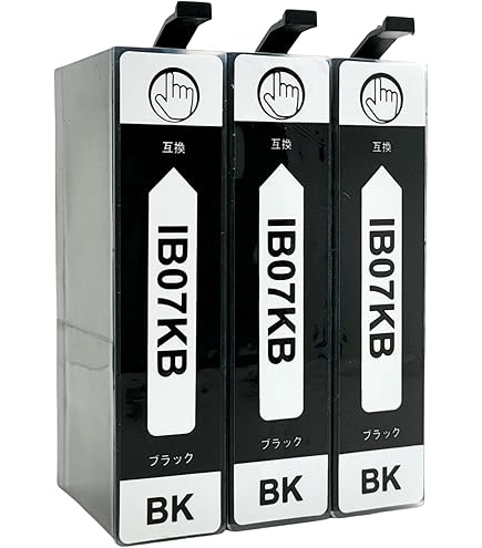 Amazon.co.jp: IB07CL4B＋IB07KB 4色5本セット (KB*2/CB/MB/YB) EPSON