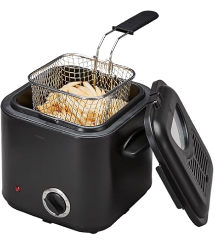 Amazon.co.jp: 電気式ミニミニフライヤー(バスケットタイプ)MMF-82B