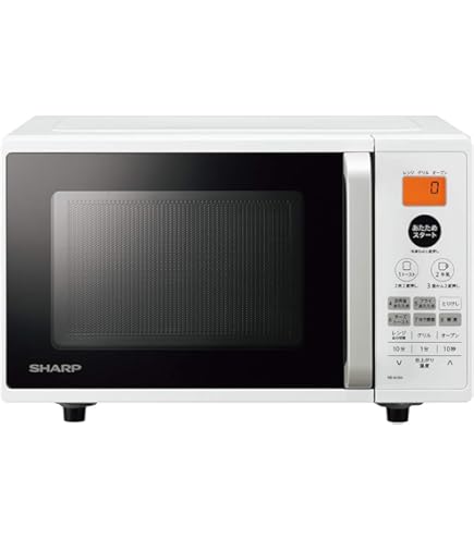 Amazon | シャープ RE-F163-W(ホワイト) オーブンレンジ 16L フラット