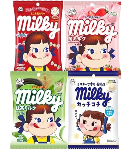 Amazon.co.jp: OKURUX [2種セット] 不二家 ミルキー カッチコチ