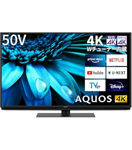 Amazon.co.jp: シャープ SHARP 【AQUOS(アクオス) 50V型 4K 液晶テレビ