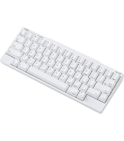 Amazon | HHKB Professional HYBRID Type-S 英語配列／雪、無刻印キー