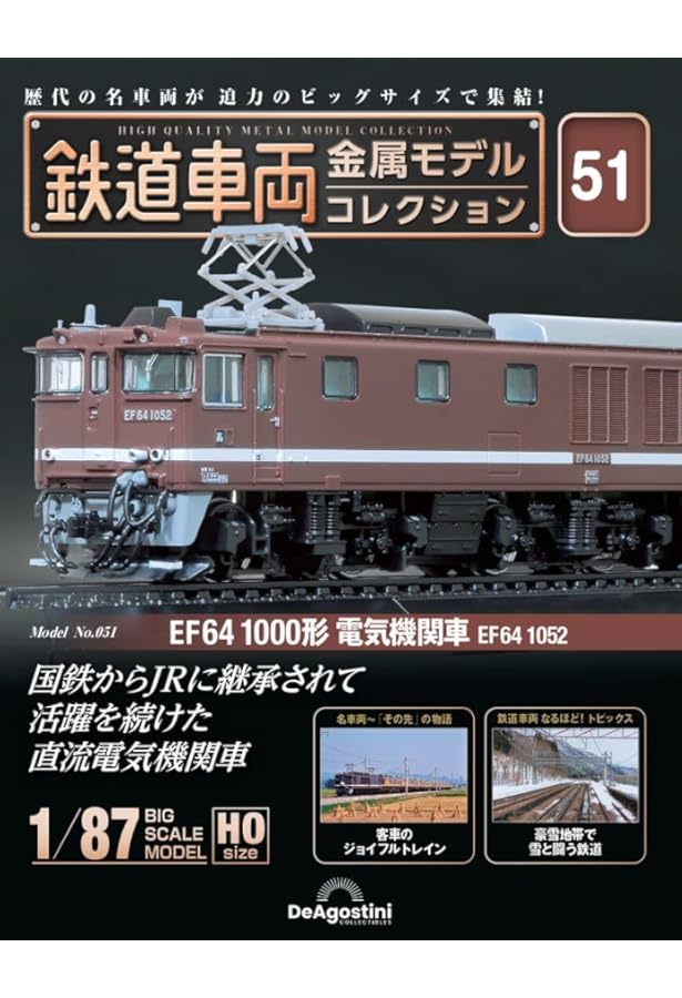 鉄道車両 金属モデルコレクション 14号 (EF58形電気機関車 EF58 53