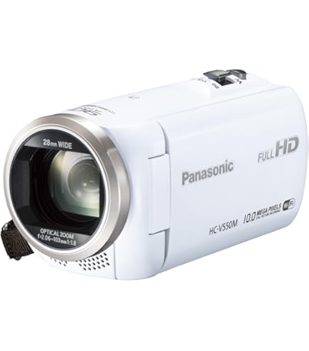 Amazon | パナソニック デジタルハイビジョンビデオカメラ V520 内蔵