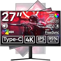Amazon.co.jp: cocopar モニター 27インチ 4K USB Type-C HDMI2.1(TMDS
