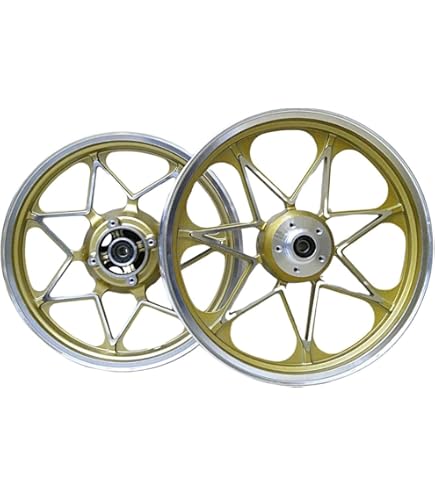 Amazon | Z400FX キャスト ホイール 金 | ホイール | 車＆バイク