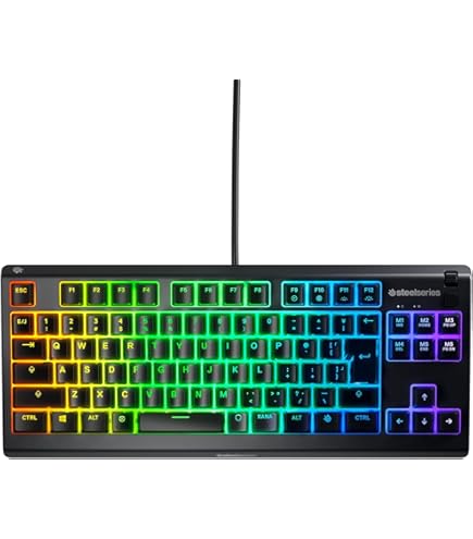 Amazon.co.jp: SteelSeries ゲーミングキーボード テンキーレス 赤軸