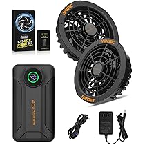 Amazon.co.jp: 【40V超高出力】ファンバッテリーセット 空調作業服