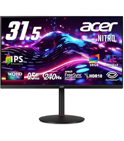 Amazon.co.jp: Acer Nitro ゲーミングモニター 31.5インチ WQHD 広視野