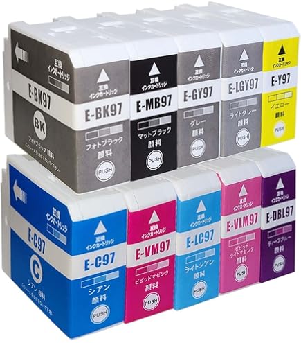 Amazon.co.jp: エプソン EPSON 純正インクカートリッジ IC10CL97 10色
