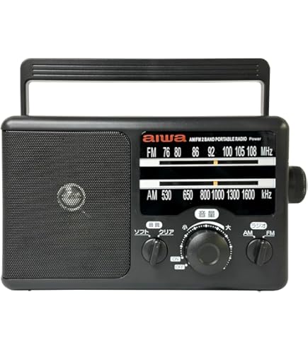 Amazon.co.jp: コイズミ ホームラジオ AM/FM ワイドFM対応 大型