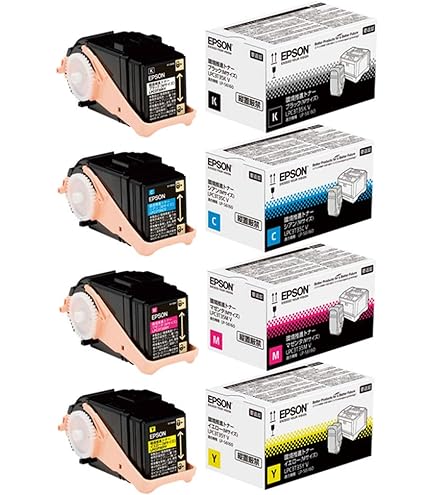 EPSON LPC3T31KPV 2本入り 4色セット(ジャンク) Amazon | EPSON