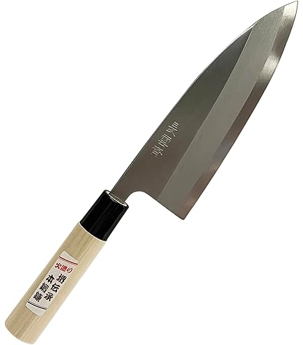 Amazon.co.jp: 本場堺産 包丁どっとこむ「堺味正作」本霞白鋼出刃包丁