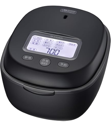 Amazon | タイガー土鍋ご泡火炊き JRX-G100-KG [エボニーブラック