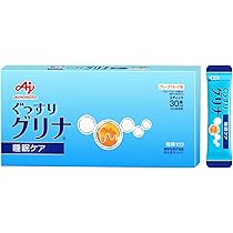 Amazon.co.jp: 味の素 グリナ 睡眠ケア 30本入箱 グリシン 睡眠 サプリ
