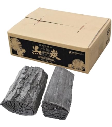 Amazon.co.jp: 【茶炭】茶道具 【炉用】炭 単品箱 胴炭（どうずみ