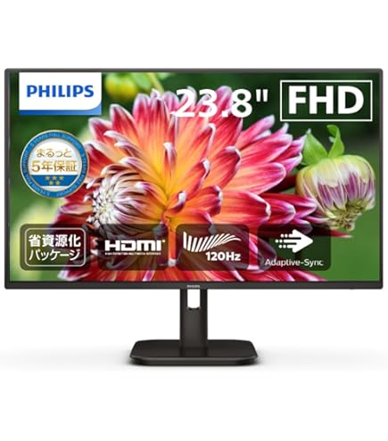 Amazon.co.jp: Philips(フィリップス) 23.8型ワイド 液晶ディスプレイ