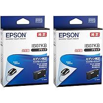 Amazon.co.jp: エプソン 純正インク IB07KB ブラック 大容量 2本セット