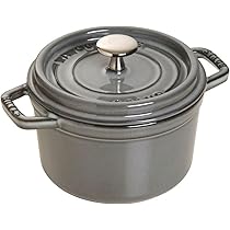 Amazon.co.jp: staub ストウブ 「 ピコ ココット ラウンド グレー 14cm