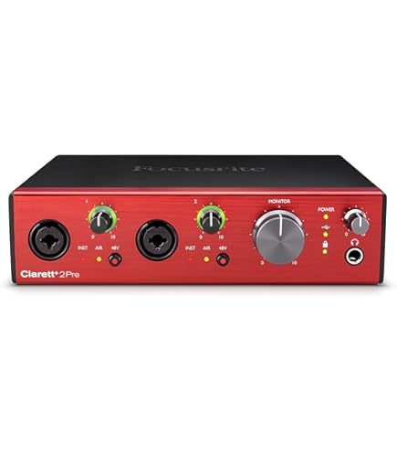 Amazon.co.jp: Focusrite フォーカスライト/Clarett + 4Pre 18in/8out