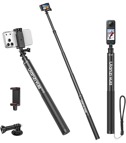 Amazon | Insta360 自撮り棒(3m) 超長い自撮り棒 カーボン製 | 自撮り