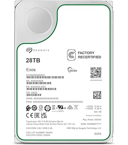 Amazon | 【整備済み品】 Seagate Exos X22 22TB 内蔵ハードディスク